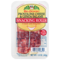 BelGioioso Provolone & Salame Snacking Rolls, 1.5 Ounce