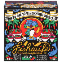 Fishwife Smoked Salmon with Fly By Jing Sichuan Chili Crisp, 3.2 Ounce