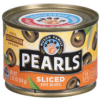 Pearls Sliced California Ripe Olives, 2.25 Ounce