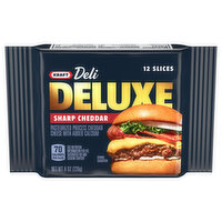 Kraft Sharp Cheddar Cheese Slices, 8 Ounce