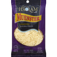 Haolam Cheese, Shredded, Muenster, 8 Ounce