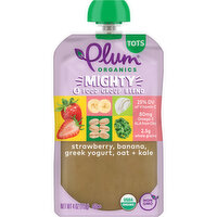 Plum Mighty 4 Kale Strawberry Amaranth Yogurt, 4 Ounce