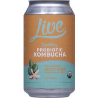 Live Kombucha Root Beer, 12 Ounce