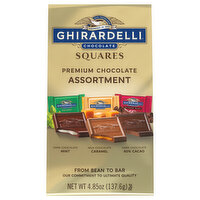 Ghirardelli Chocolate Assortment, Premium, Squares, 4.85 Ounce