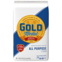 Gold Medal All Purpose Flour, Bleached, Enriched, Presifted, 2 Pound