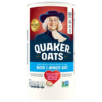 Quaker Oats, 100% Whole Grain, Quick 1-Minute, 18 Ounce