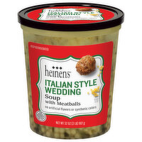 Heinen's Italian Style Wedding Soup With Meatballs, 32 Ounce