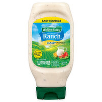 Hidden Valley Original Ranch Light Salad Dressing & Topping, Bottle, 16 Ounce