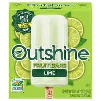 Outshine Lime Frozen Fruit Bars, 6 Each