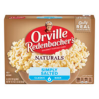 Orville Redenbacher's Naturals Simply Salted Microwave Popcorn, 6 Each