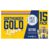Great Lakes Dortmunder Lager, 15 Each