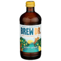 Brew Dr. Kombucha Ginger Lemon, 14 Ounce