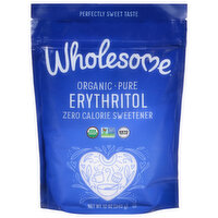Wholesome Erythritol, Organic, Zero Sugar, 12 Ounce