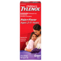 Tylenol Suspension Grape Childrens, 4 Ounce