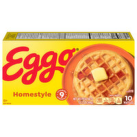 Eggo Frozen Waffles, Frozen Breakfast, Homestyle, 12.3 Ounce