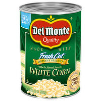 Del Monte Corn, White, Whole Kernel Sweet, 15.25 Ounce