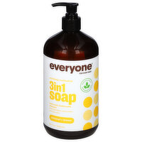 Everyone Soap, 3 in 1, Coconut + Lemon, 32 Fluid ounce
