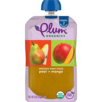 Plum Stage 2 Blend Pear Mango, 4 Ounce