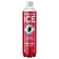 Sparkling Ice Black Raspberry Sparkling Water, 17 Ounce