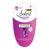 BIC Soliel Smooth Scented Razor Disposable, 4 Each