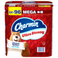 Charmin Ultra Strong Mega Bath Tissue Roll, 24 Each