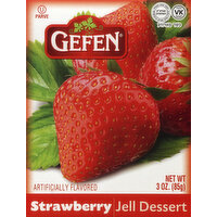 Gefen Jell Dessert, Strawberry, 3 Ounce