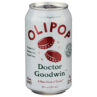 OLIPOP Prebiotic Soda, Doctor Goodwin, 12 Ounce