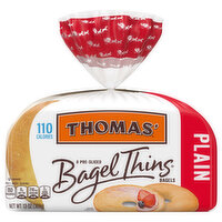 Thomas' Plain Bagel Thins, 8 Each