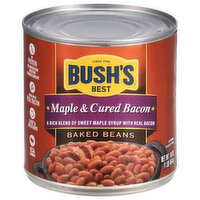 Bush's Best Maple & Cured Bacon Baked Beans, 16 Ounce