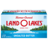 Land O Lakes Butter, Unsalted, 16 Ounce