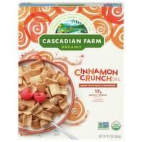 Cascadian Farm Cereal, Cinnamon Crunch, 9.2 Ounce