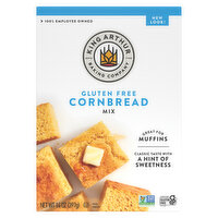 King Arthur Baking Company Cornbread + Muffin Mix, Gluten Free, Classic, 14 Ounce