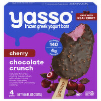 Yasso Bar Cherry Chocolate Crunch, 4 Each