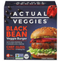 Actual Veggies Black Bean Veggie Burger, 4 Each
