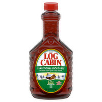 Log Cabin Lite Syrup, 24 Ounce
