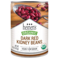 Heinen's Organic Dark Red Kidney Beans, 15 Ounce