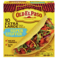 Old El Paso Extra Large Super Stuffer Taco Shells, 10 Count, 6.6 Ounce