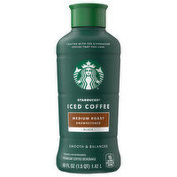 Starbucks Iced Coffee Unsweetened Premium Coffee Beverage, 48 Ounce