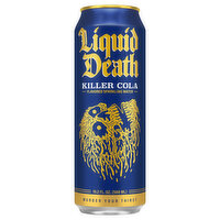 Liquid Death Sparkling Water Killer Cola, 19.2 Ounce