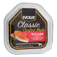 Evolve Crafted Meals, Salmon in Savory Juices, 3.5 Ounce