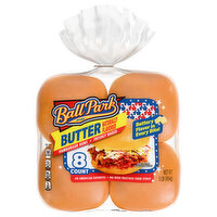 Ball Park Butter Hamburger Buns, 8 Each