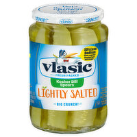 Vlasic Kosher Dill, Spears, Reduced Sodium, 24 Ounce