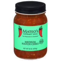Mateos Medium Hatch Chili Gourmet Salsa, 16 Ounce