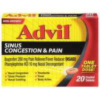 Advil Sinus Congestion & Pain, 20 Each