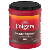 Folgers Ground Coffee Gourmet Supreme, 9.6 Ounce