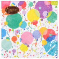 Caspari Balloons and Confetti Cocktail Napkin, 20 Each