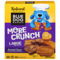 Blue Dog Bakery Treats for Dogs, Assorted Flavors, More Crunch, Large, 18 Ounce