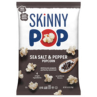 SkinnyPop Sea Salt & Pepper Popcorn, 4.4 Ounce