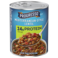 Progresso Protein Soup Mediterranean-Style Lentil, 19 Ounce