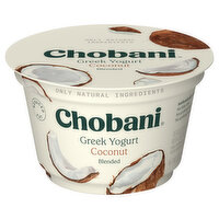 Chobani Greek Yogurt, Coconut Blended, 5.3 Ounce